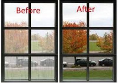 Expert Window Glass Repair in Great Dunmow, Before After Image